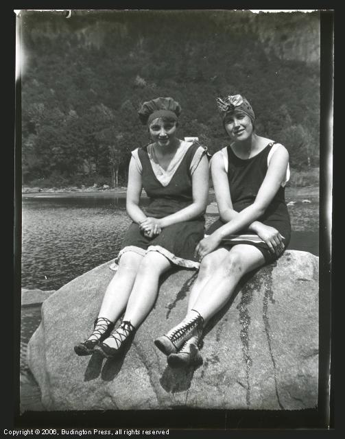 Two Girls on Rock, Camden ME